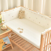 (80cm, A) Cot Bumper Breathable Crib Bumper Baby Cot Liners Cot Bumpers For Cot Bed Padded Cot Bumper Cotbed Bumper For One Side Baby Cot Crib Rail Cover