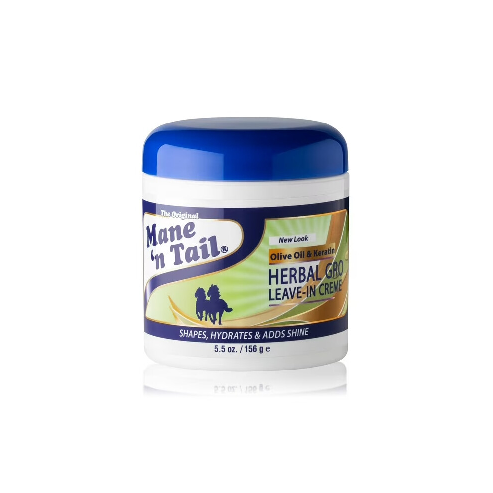 Mane 'n Tail, Herbal Gro, Leave-In Creme Therapy, 156g