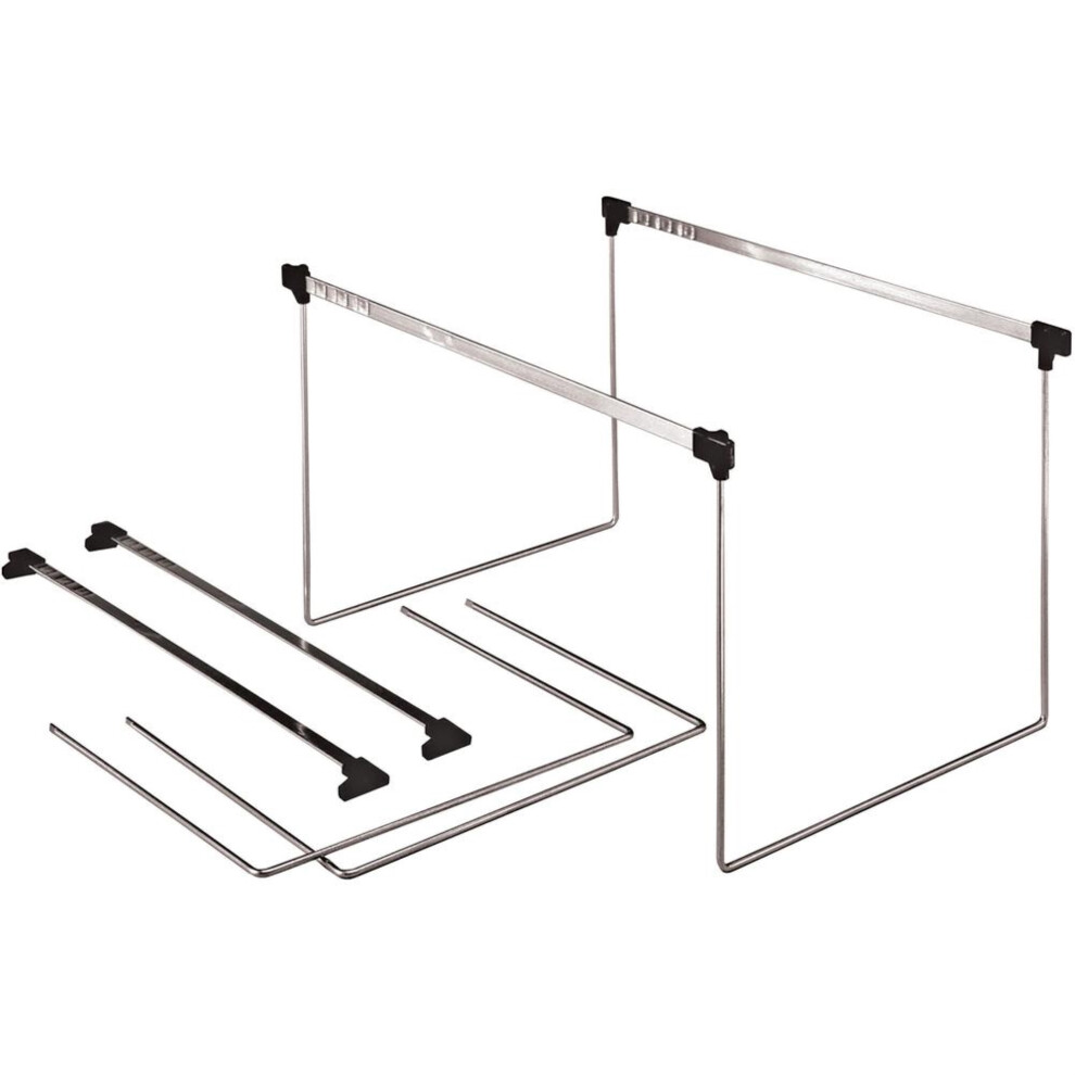 Photos - File Folder / Lever Arch File Pendaflex Actionframe Drawer File Frames - Letter - 14-18 Long - Steel - Stainless Steel - 2 / Box PFXAFF24