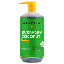 Alaffia EveryDay Gel de Ducha de Coco - Piel Normal a Seca, Humecta y Limpia Toxinas, Comercio Justo, Coco Lima, 32 Fl Oz
