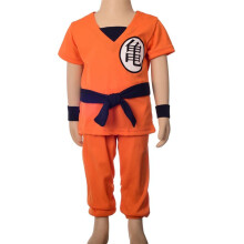 Lito Angels Anime Cosplay Kostym Set för Småpojkar, Storlek 7-8, Orange