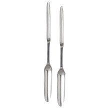 Fantes Marrow Spoon, Japan 18/8 Edelstahl, Set aus 2, Original vom Italienischen Markt seit 1906