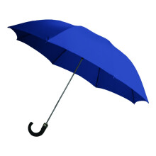 Rainbrella 2-skladac automaticky otv rateln d dnik s puzdrom a plastovou h cikovou rukov tou modr 42"""" 48135