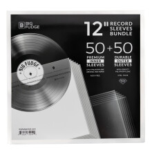 BIG FUDGE Vinyl Record Binnen- & Buitenhoezen Bundel - 12" x 25 stuks Hoogwaardige Polypropyleen Hoezen