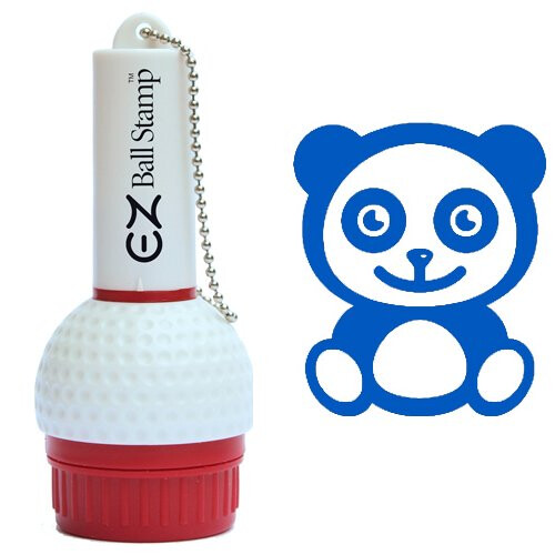 EZBallStamp Golfbal Stempel - Blauwe Panda