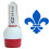 EZBallStamp Golfbal Stempel - Blauwe Fleur De Lis 2