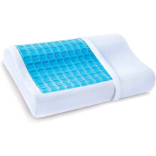 MantraRaj Orthopedic Contour Pillow for Keeps Soothe Neck and Back Pain Gel Cooling Pillow Ergonomic Cervical