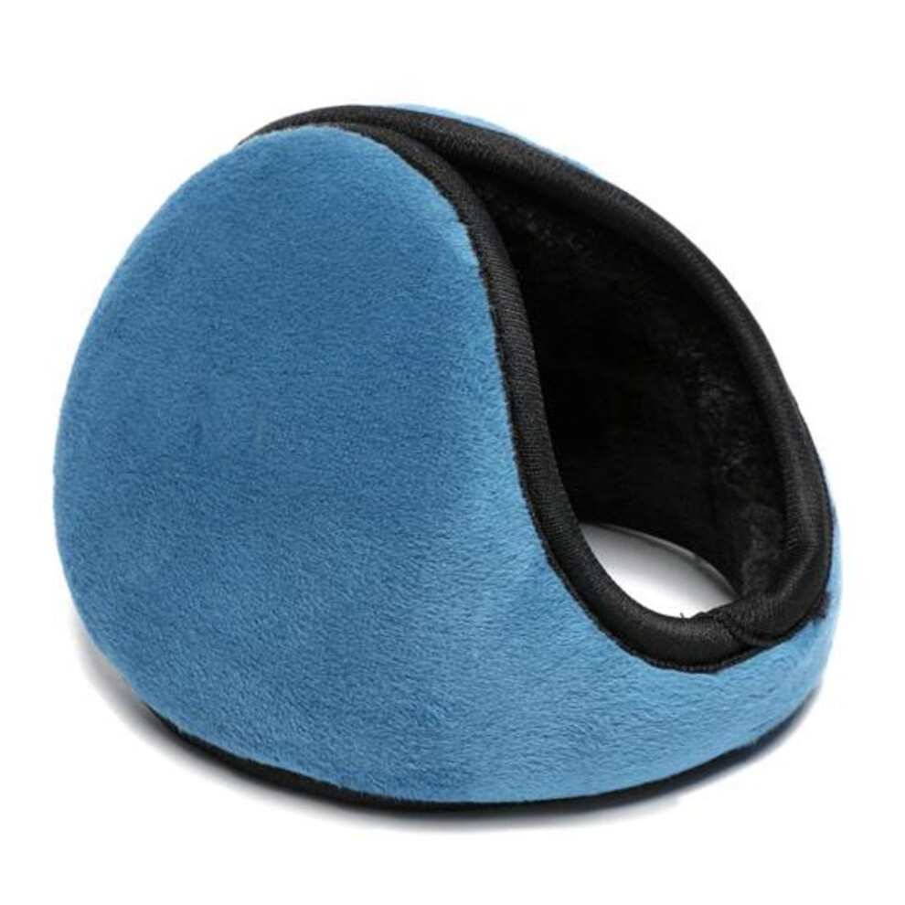 (navy blue) Unisex Windproof Riding Earmuffs Men Women Ear Warm Protector Thicken Plush Lining Ear Warmers Outdoor Cycling Warm Soft Ear Muffs