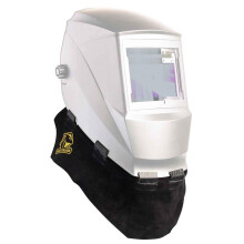 Sort hingst AH5040-BK Split Kohud Wrap-Around Hjelmsm?k