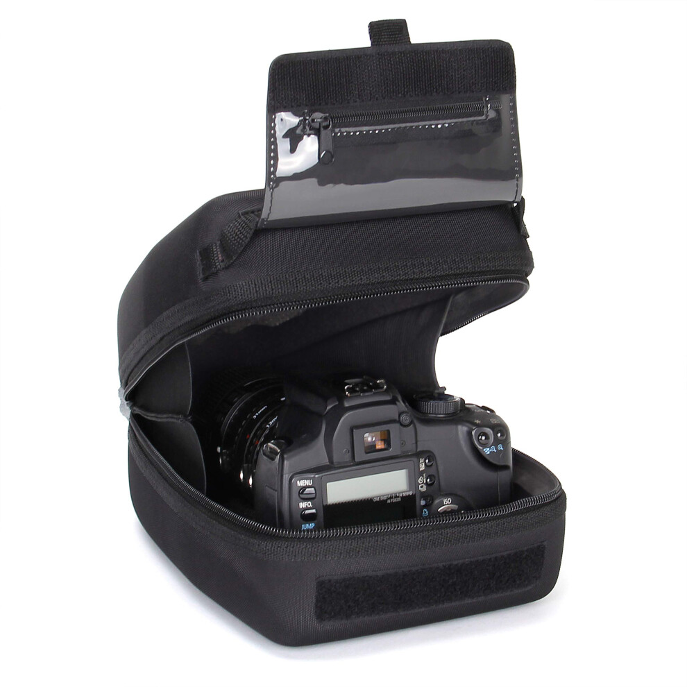 Usa Gear Custodia Rigida Per Fotocamera Dslr Ad Accesso Rapido E Obiettivo Zoom Con Protezione In Eva Modellata, Interni Imbottiti, Passante Per Cintura E Impugnatura Rivestita In Gomma
