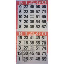 American Games Inc 3000 Paper Bingo Cards-2-kort per ark-1500 ark [Vlj frg nedan] (rd)