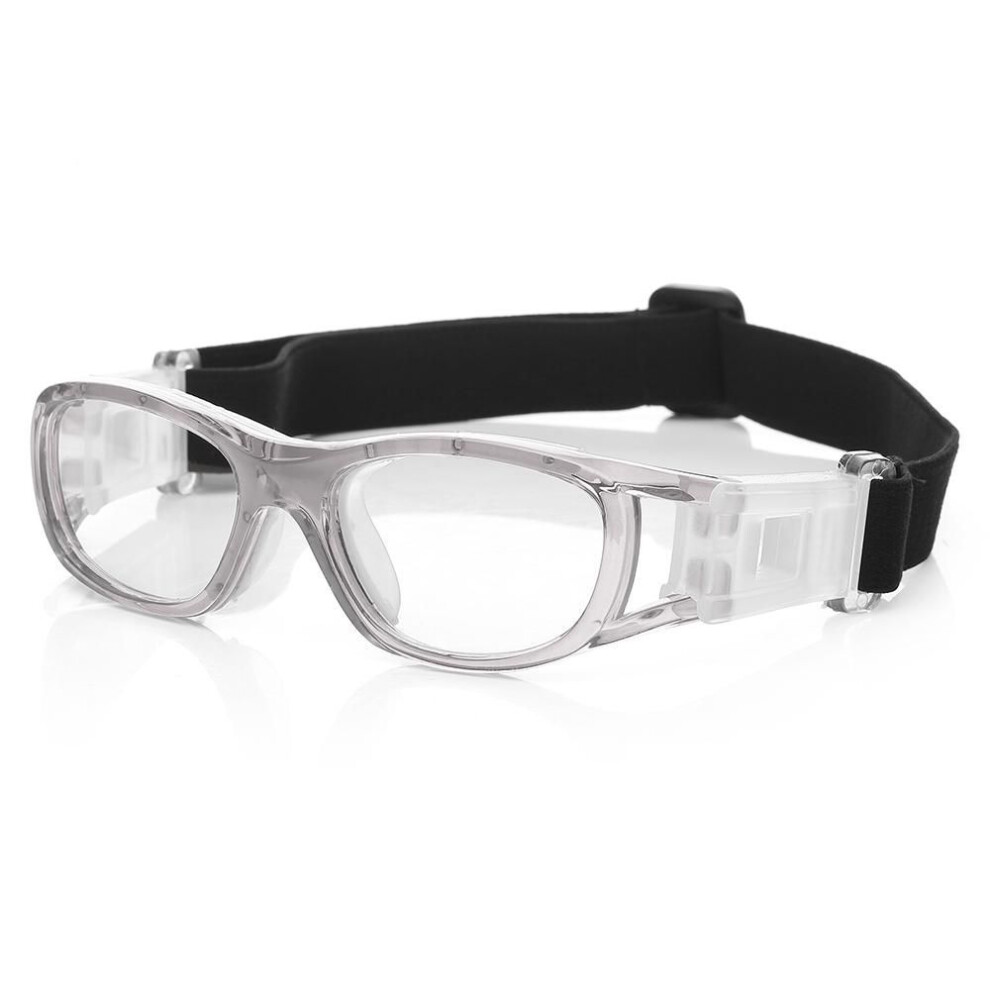 (grey) Kid"s Basketball Goggles Protective Glasses Football Soccer Eyewear Eye Protector Sports Safety