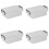 URBN Living (650ml, 4) Clear Food Safe Storage Boxes with Locking Lids Handles Clip Plastic Multi Use 1
