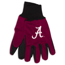 NCAA Alabama Crimson Tide Two-Tone Gloves Red/Black