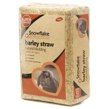 3kg (3 Bags) Soft Flake Barley Straw Medium Animal Bedding