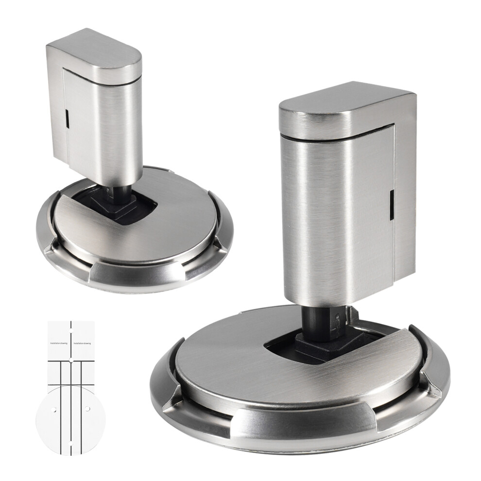 2Pcs Magnetic Door Stopper Punch-Free Mechanical Floor Door Stop