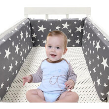 (A10) Bumpers for Cot Bed, Breathable Safe Cot Liner, Comprehensive Protection Baby Bumper, for Baby Boys And Girls