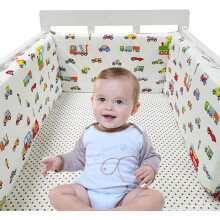 (A3) Bumpers for Cot Bed, Breathable Safe Cot Liner, Comprehensive Protection Baby Bumper, for Baby Boys And Girls