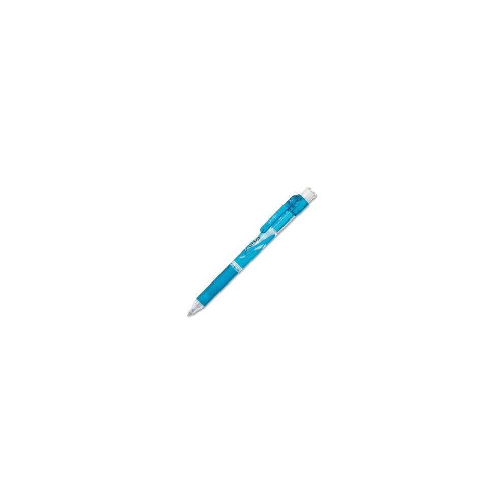 PTL AZ125S e-Sharp Mechanical Pencil -0.5 mm - Refillable - Sky Blue Barrel - 12 pack