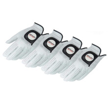 Kirkland Signature Golf Gloves Premium Cabretta Leather  Medium 4 Count