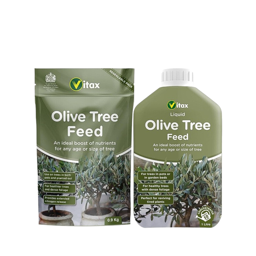 Vitax Olive Tree Feed Organic Fertilizer 1L And 900G