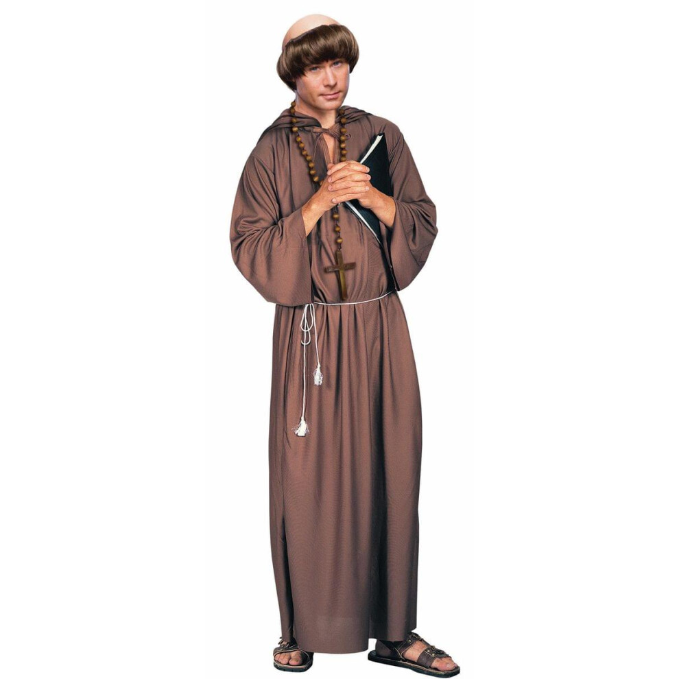 Photos - Fancy Dress Brown Monk Robe Costume Adult Standard Brown B000IUZXWM