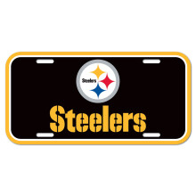 Wincraft NFL Pittsburgh Steelers Plaque d'immatriculation Couleur de l'quipe Taille Unique