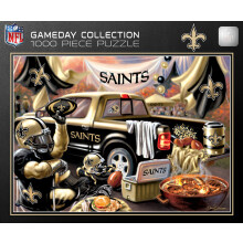 Puzzle da 1000 pezzi per adulti Masterpieces - NFL New Orleans Saints Gameday - 19,25""x26,75""