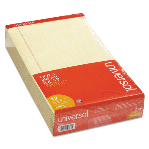 Universal Perforeret kant skriveblok 12/Pak