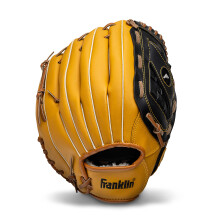 Franklin Sports Baseball- und Softball-Handschuh Field Master Baseball- und Softball-Handschuh, Hellbraun, 35,6 cm Korbgewebe