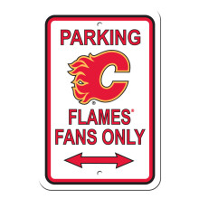 Calgary Flames -kyltti 12x18 muovia Pys   k   intitila, tyyli CO