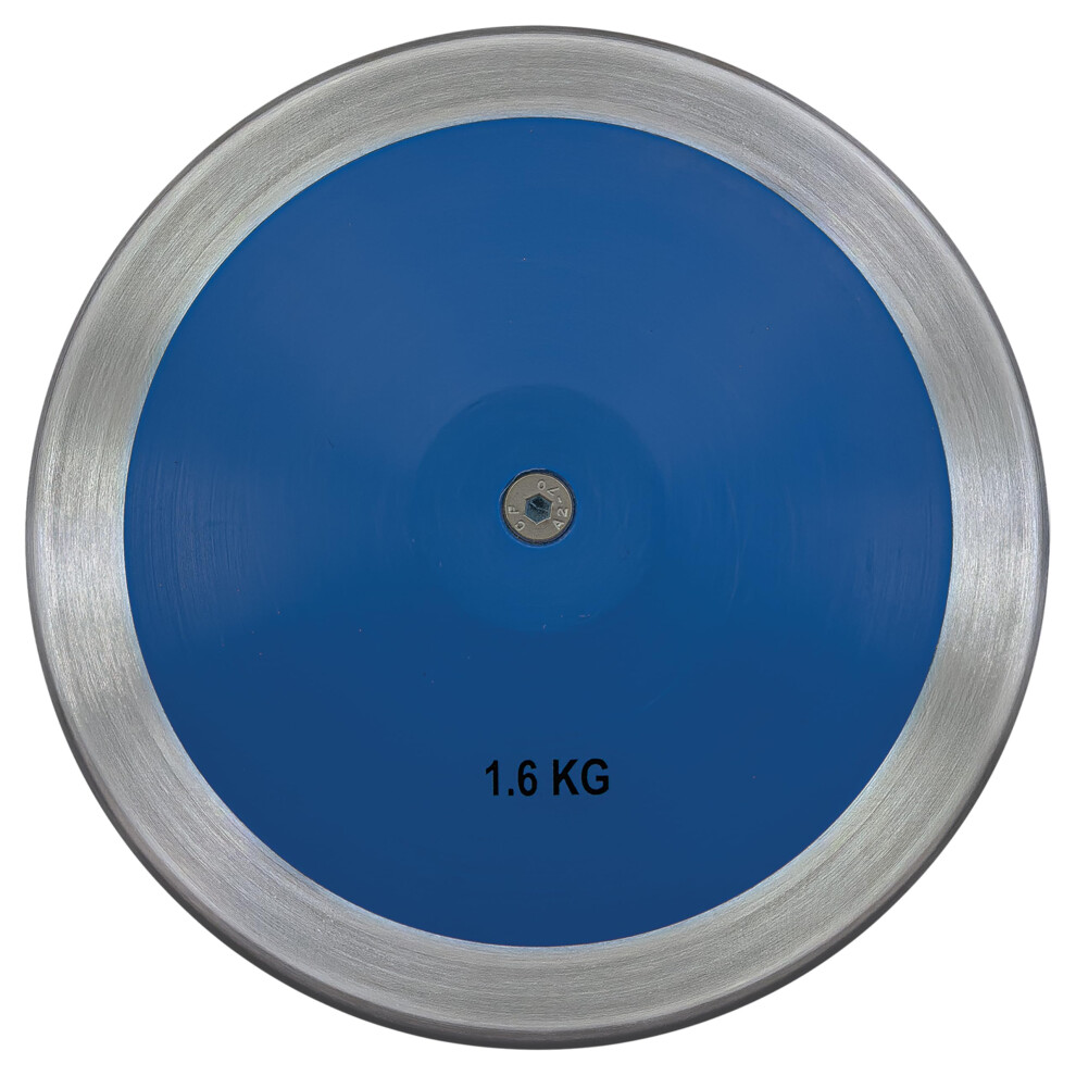 Champion Sports Training Discus  1.6 KG  ABS Plastic  70 Percent Rim Weight  Low-Spin Throwing Discus with ABS Plastic Shell  Steel Rim for High Schoo