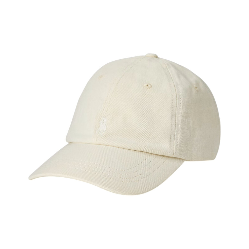 (Natural, One Size) Polo Ralph Lauren Mens Cap Twill Ball Baseball