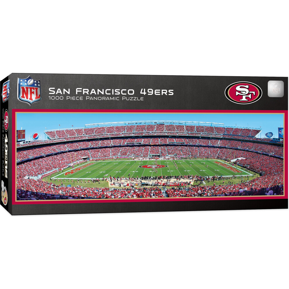 Photos - Jigsaw Puzzle / Mosaic MasterPieces 1000 Piece Sports Jigsaw Puzzle - NFL San Francisco 49ers Center View Panoramic - 13""x39"" SFF1030