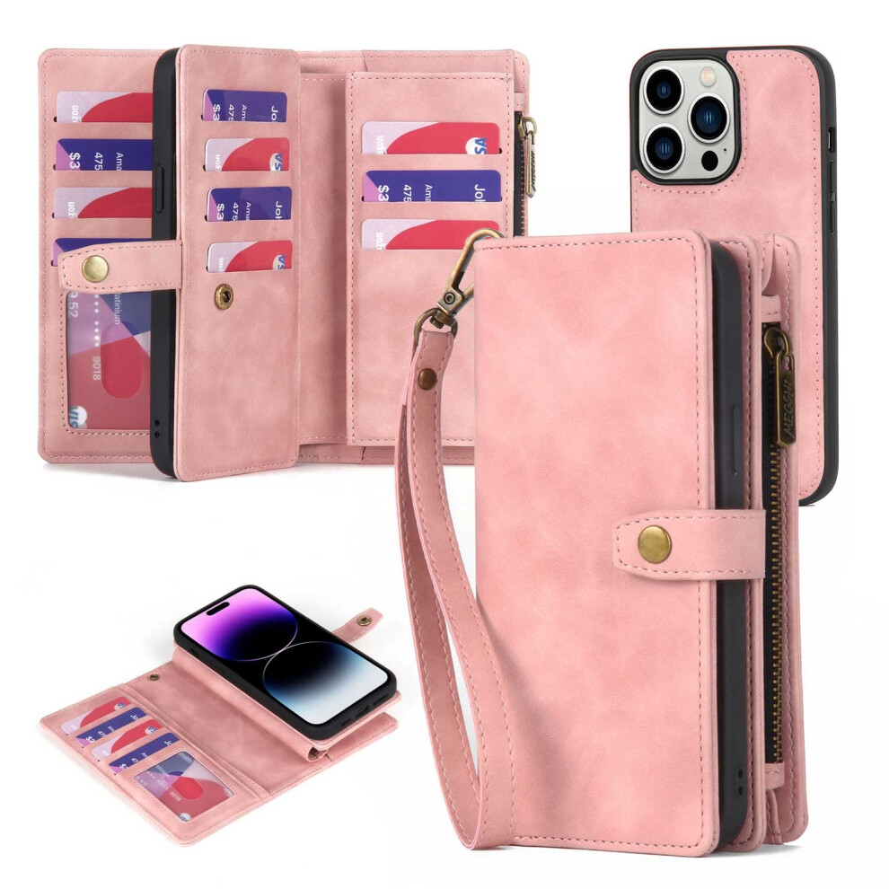 Twohead Designed For Iphone 14 Pro Max Wallet Case With Card Holder Detachable Magnetic Iphone 14 Pro Max Case Pu Leather Wallet Phone Case Iphone 14 774034466353