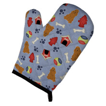 Caroline's Treasures BB2708OVMT Dog House Collection Cocker Spaniel Red Oven Mitt 12 by 8.5 Multicolor
