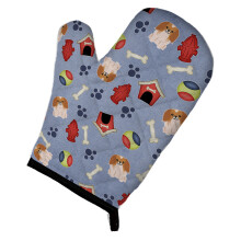 Caroline's Treasures BB2716OVMT Dog House Collection Pekingnese Red White Oven Mitt 12 by 8.5 Multicolor