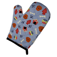 Caroline's Treasures BB3993OVMT Dog House Collection Longhair Red Dachshund Oven Mitt 12 by 8.5 Multicolor