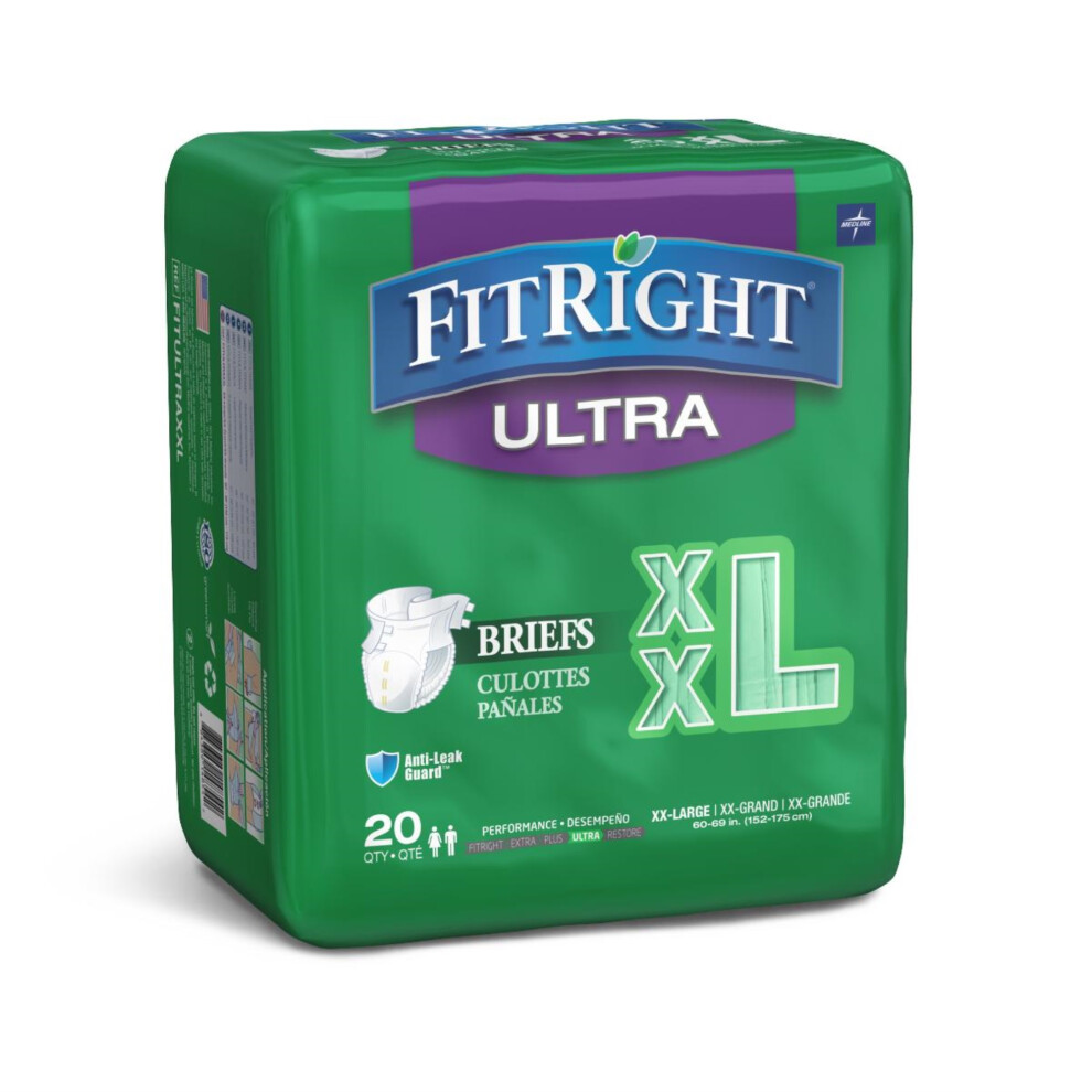 Medline Fitright Ultra Incontinence Briefs