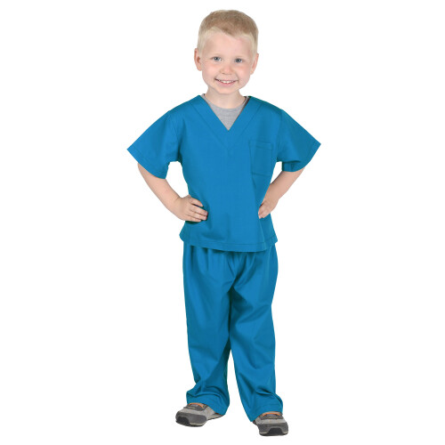Aeromax DRA-68 6x8 camici da medico junior Astor Blue 1
