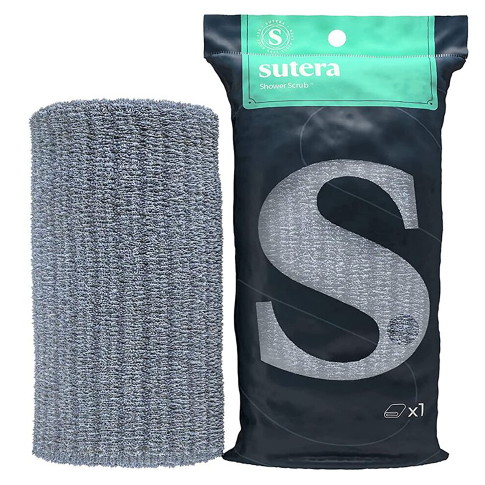 SUTERA - Exfoliating Shower Towel  Premium Japanese Scrub Wash Cloth  Deep Cleanse for Body Face  Microabrasion Duo Fibers Durable Quick Drying  Asian-image-OPC-PG2ZZRT-NEW