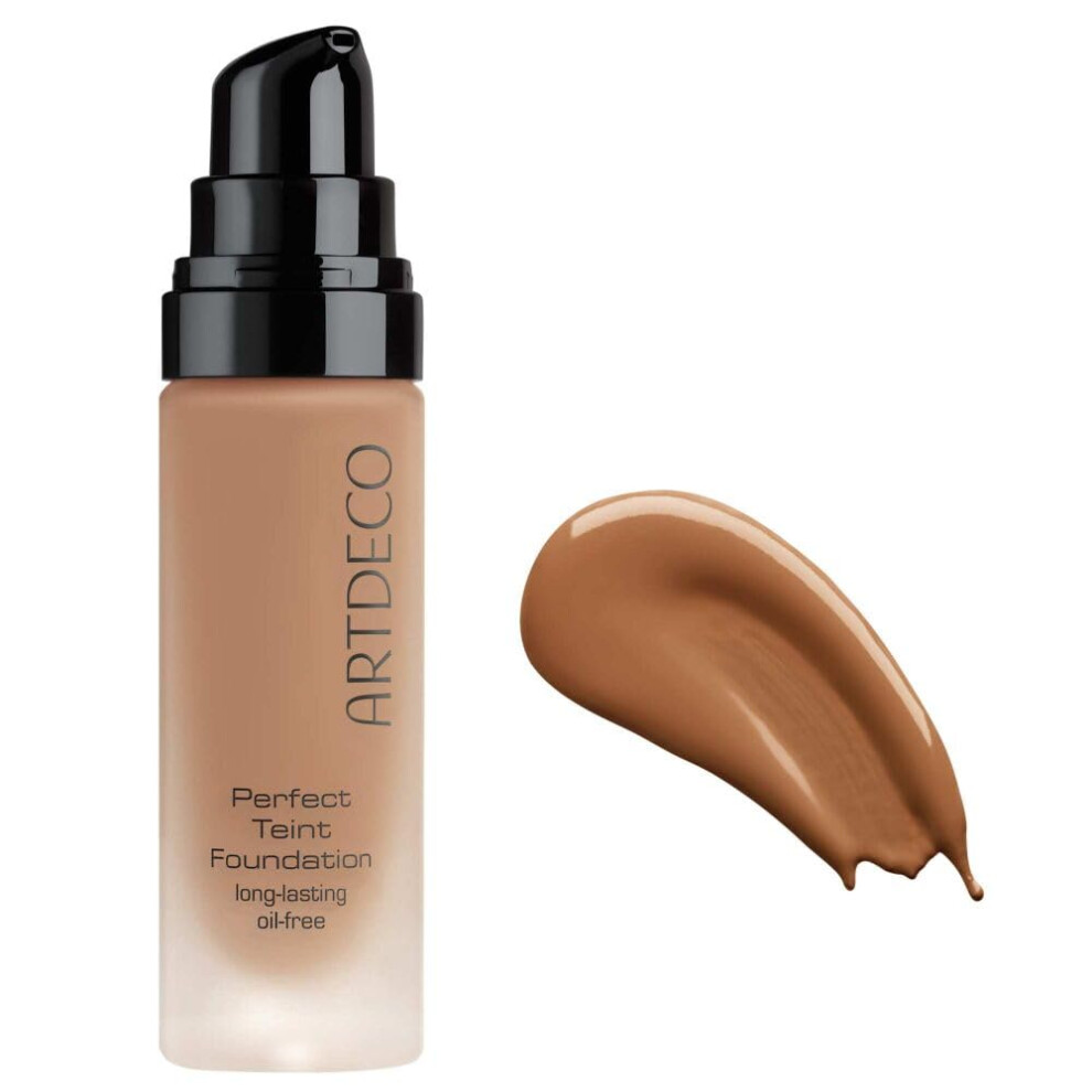 ARTDECO Perfect Teint Foundation - Warm Butter Pecan - Lightweight Liquid Formula - Medium to Full Coverage - Without Mask-Like Effect - Vegan Makeup