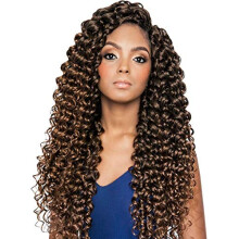 (3 PACK) Afri Naptural Caribbean Crochet Braid - CBP05 WATER FALL 18"""" (T1B/27)