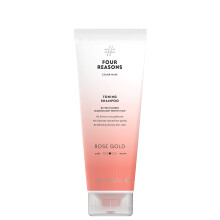 VIER REDENEN Haarkleurshampoo (8 kleuren) - Sulfaatvrije ros?ouden haartoner - Kleurafgevende shampoo voor gekleurd haar Veganistisch 8,45 Fl Oz (ros