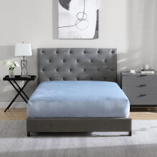 Cathay Home Full Flannel-Plush Fitted Sheet - Ultra Soft & Thick Plush No-Pilling - All Season Cozy Warmth - 12"""" Deep Pocket Fitted Sheet Only