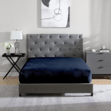 Cathay Home Full Flannel-Plush Fitted Sheet - Ultra Soft & Thick Plush No-Pilling - All Season Cozy Warmth - 12"""" Deep Pocket Fitted Sheet Only