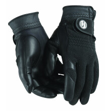 HJ Glove zwarte winterprestatiegolfhandschoen voor dames, groot paar