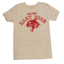 T-shirt marrone chiaro per adulti Disney High School Musical East High | Grande