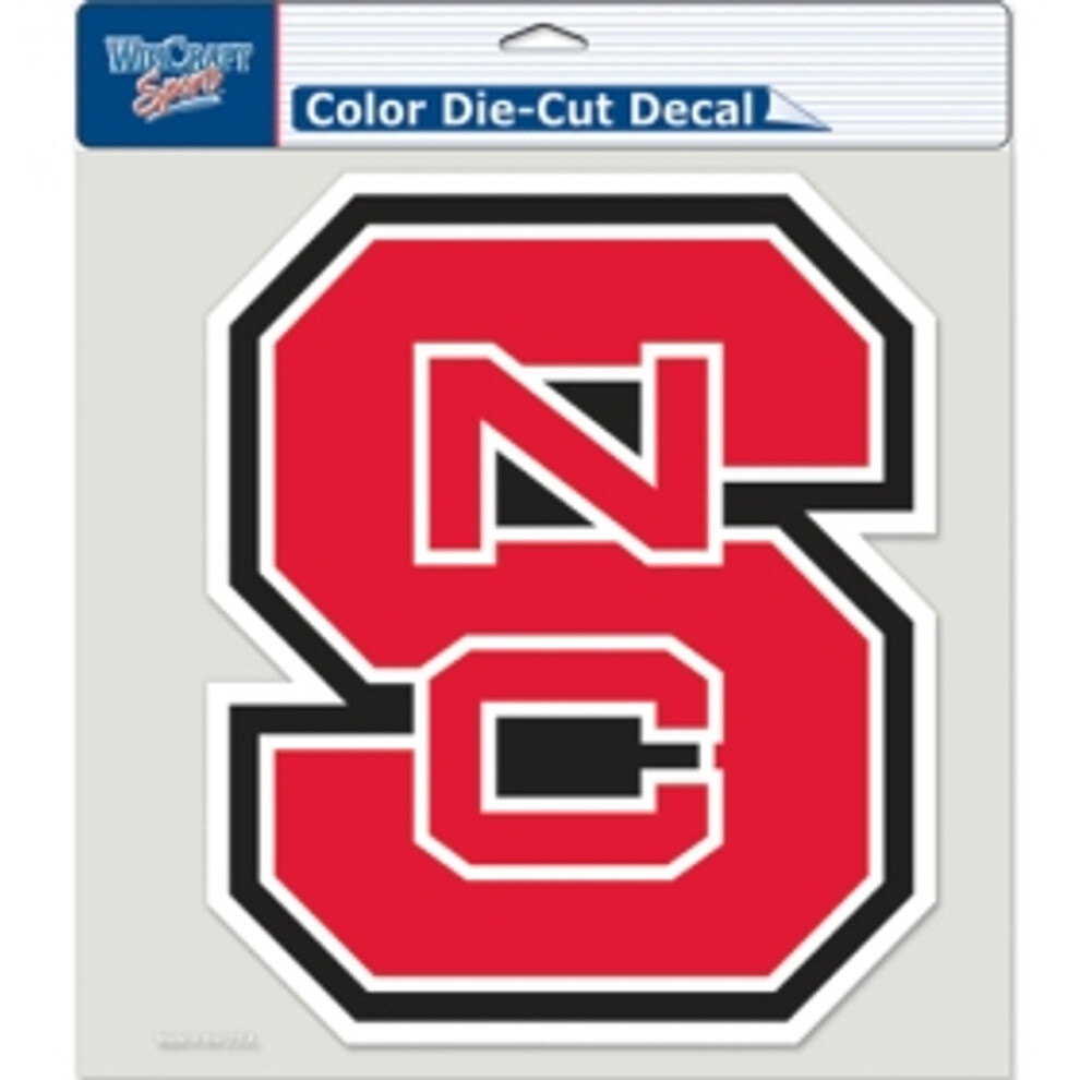 North Carolina State Wolfpack Decal 8X8 Perfect Cut Color 032085803467