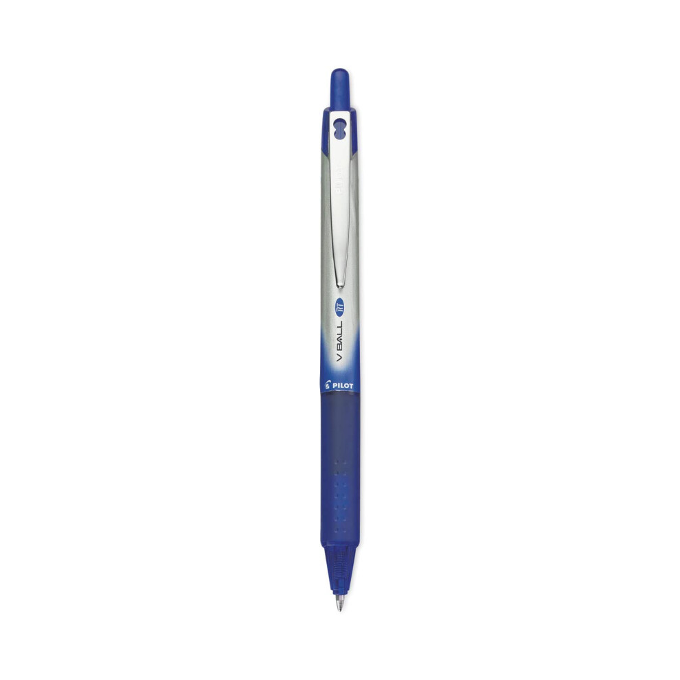 Vball Rt Liquid Ink Retractable Roller Ball Pen Blue Ink .7mm Dozen